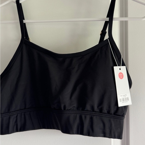 Lime Ricki Black Sports Bra with Adjustable Straps - Picture 5 of 12